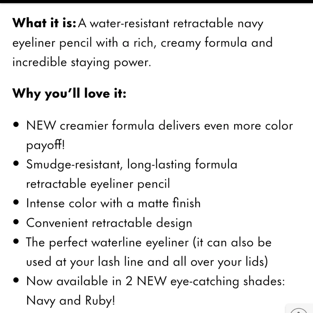 ELF Navy Eyeliner